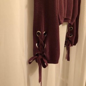 Mauve Knit Sweater M